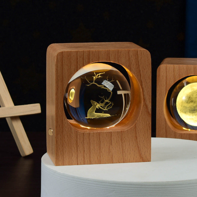 LumiSphere 3D: Enchanted LED Night Light