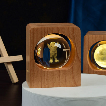 LumiSphere 3D: Enchanted LED Night Light