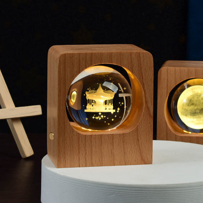 LumiSphere 3D: Enchanted LED Night Light