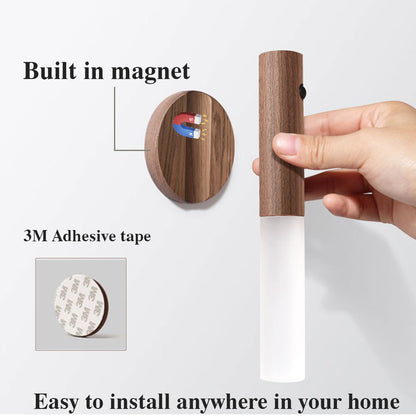 GlowSense Magnetic: Motion-Activated Wireless LED Night Light