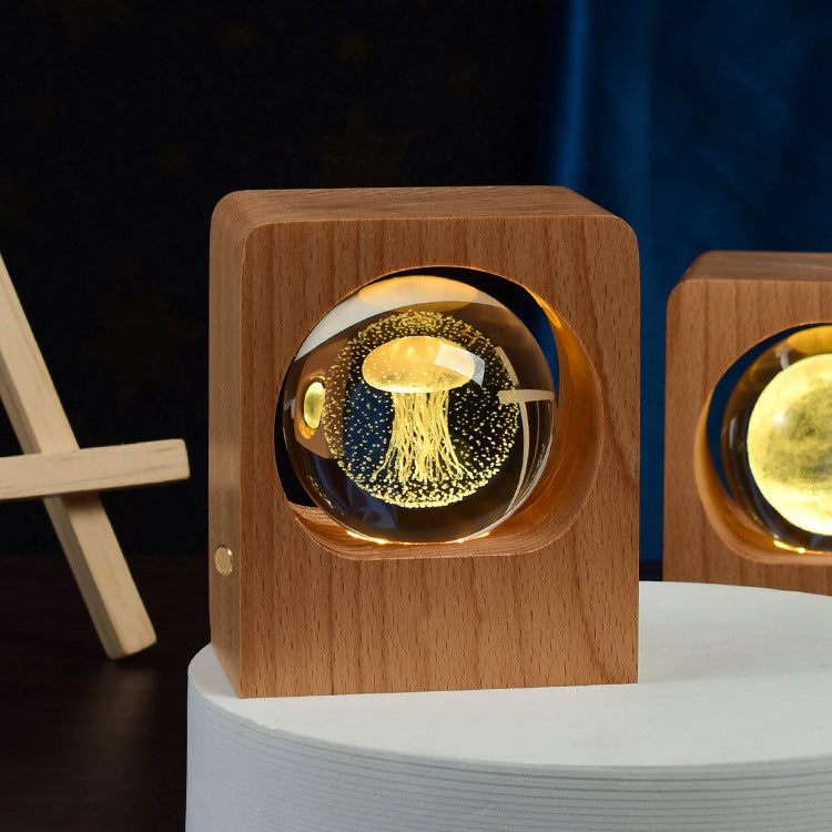 LumiSphere 3D: Enchanted LED Night Light