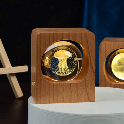 LumiSphere 3D: Enchanted LED Night Light
