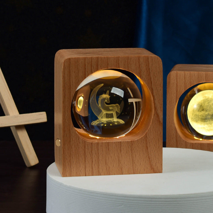 LumiSphere 3D: Enchanted LED Night Light