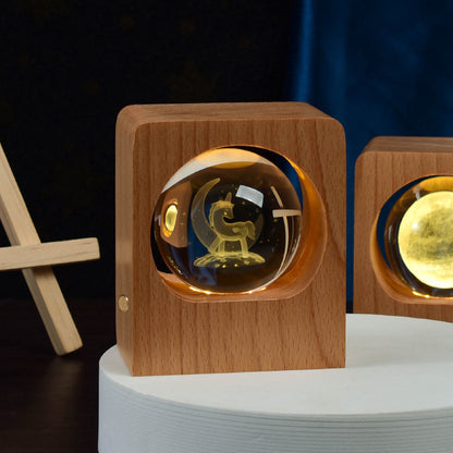 LumiSphere 3D: Enchanted LED Night Light